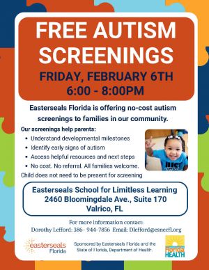Free Autism Screenings
