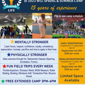 World Champion Center Summer Camp
