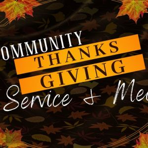 11/28 Sun City Center United Methodist Church Community Thanksgiving Service and Meal