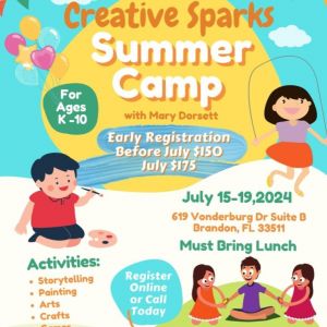 Center Place Creative Sparks Summer Camp
