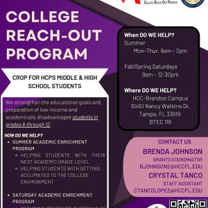 Hillsborough Community College - College Reach Out Program (CROP) - Fun ...