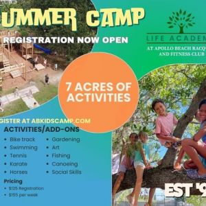 Life Academy Summer Camp at Apollo Beach Racquet and Fitness Club
