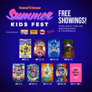 Premier Cinemas Summer Kids Fest