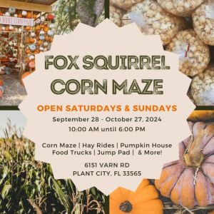 Fox Squirrel Corn Maze