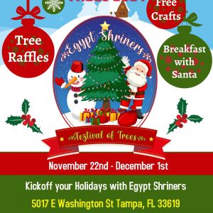 11/22 - 12/01 Egypt Shriners Feztival of Trees