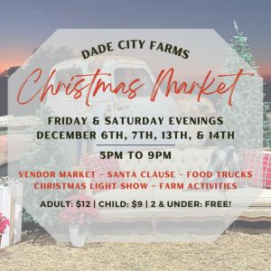 12/06 - 12/14 Dade City Farms Christmas Evening Market