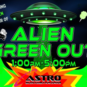 Astro Skate Alien Green Out