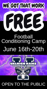 Valrico Rams Football Camp