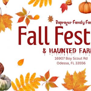 09/20 - 11/02 Raprager Family Farm Fall Pumpkin Festival