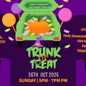 10/26 Holy Innocents' Episcopal Church Trunk-or-Treat