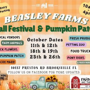 10/11 - 10/26 Beasley Farms Fall Festival and Pumpkin Patch