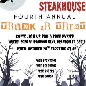 10/20 Outback Steakhouse Trunk or Treat