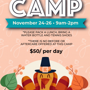 Jubilee Gymnastics Thanksgiving Break Camp
