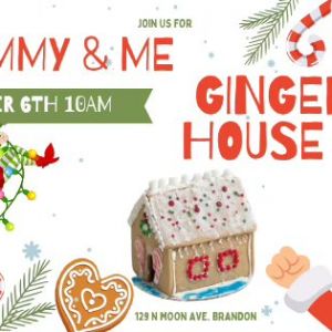 12/06 Sweet Bites Baking School Mommy and Me Gingerbread House Edition