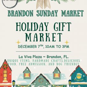 12/07 Brandon Sunday Market Holiday Gift Market