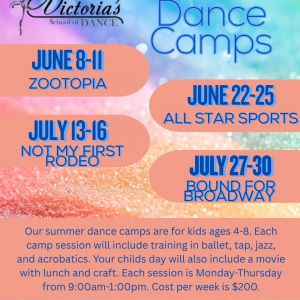 Victoria's School of Dance Summer Camp