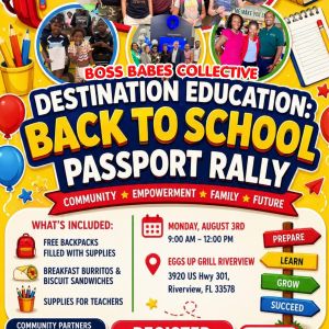 8/03 Destination Education: Back to School Passport Rally