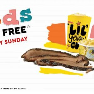 Dickey’s Barbecue Pit Kids Eat Free